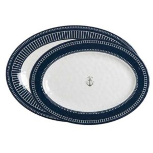 Овальные сервировочные тарелки Sailor Soul nautical 14009
