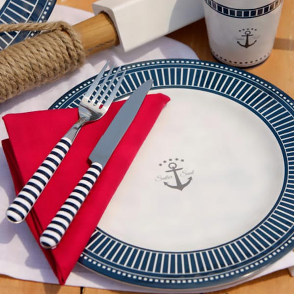 Коллекция Sailor Soul nautical - посуда на столе